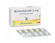 Novazolam 2 mg x 60 comprimidos